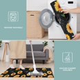thumbnail image 6 of Black Green Leaf Sunflower Pattern Kitchen Rugs Sets Of 3,Kitchen Runner Rugs Non Skid Washable,Decorative Kitchen Floor Mats for Kitchen,Sink,Laundry,17"x30"+ 17"x47" + 17"x59", 6 of 6