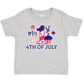thumbnail image 3 of Inktastic My 1st 4th of July with Stars and Cupcake Boys or Girls Baby T-Shirt, 3 of 5