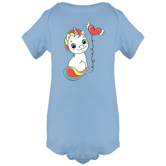 Cute Sitting Unicorn Bodysuit Infant -Image by Shutterstock, Newborn