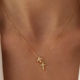 thumbnail image 6 of Cross Necklace for Women - 14K Gold Plated Cubic Zirconia Cross Pendant Necklace Faith Necklaces Baptism/christian gifts, 6 of 6