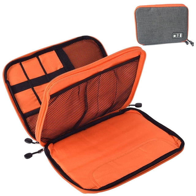 Organizador de bolsillo Cable de viaje universal Accesorios electrónicos Estuche organizador de viaje de bolsillo para teléfono móvil, cable, disco duro, memorias USB, tarjetas SD Adepaton 2033960-1