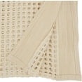 thumbnail image 3 of Fennco Styles Airy Net Design Cotton Table Runner 16" W x 72" L - Ivory Hollow Pattern Table Cover for Dining Room, Banquets, Family Gatherings, and Holidays, 3 of 3