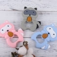 thumbnail image 4 of Juguetes para la dentición de bebés de 3 a 18 meses Mordedores de silicona sin BPA para bebés con clip para chupete Alivio lindo y eficaz del dolor para un elegante regalo de Navidad para niños o, 4 of 8