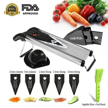 Wietus V Blade Stainless Steel Mandoline Slicer, Vegetable Slice, Fruit Slicer, Vegetable Cutter, Vegetable Julienne