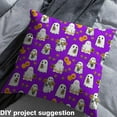 thumbnail image 2 of jejeloiu Ghost Flower Ballon Fabric by the Yard 5 Yards,Halloween Theme Fabric for Sewing,White Purple Home Decor Fabric by the Yard For Children,Luxury Bedroom Decor, 2 of 6