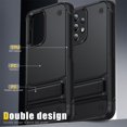 thumbnail image 4 of JTCASES for Samsung Galaxy A73 5G Case, Foldable Kickstand Heavy Duty Protective Rugged Hybird Anti-slip Shockproof/Drop Resistant PC TPU Shell for Samsung Galaxy A73 5G, Black, 4 of 7