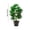 A, variant on EGNMCR Home Decor Artificial Potted Plants with Pot PVC Fake Tropical Plants Realistic Faux Plants for Home Office House Desk Shelf Living Room Kitchen Decoration Artificial Plastics Greenery