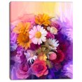 thumbnail image 2 of Bouquet Coloré de Différentes Fleurs - Impression sur Toile Florale, 2 of 4