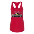 thumbnail image 2 of 1969 Plymouth Road Runner Hot Rod Racing | Womens Cars and Trucks Jersey Racerback Tank Top, Red, Large, 2 of 4