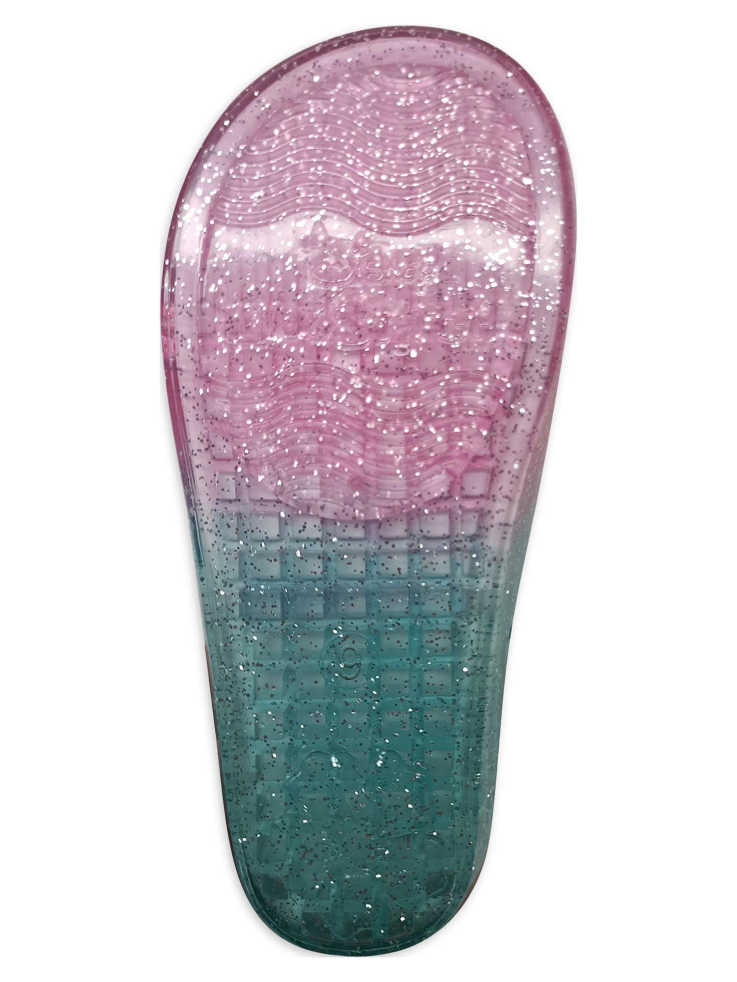 Disney Lilo & Stitch Toddler Girls Tropical Casual Jelly Shoe, Sizes 7-12