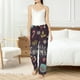 thumbnail image 4 of Fotbe Merry Christmas Pantalones de Pijama para Mujer, Pantalones de Dormir, Pantalones Pj con Cordón y Bolsillos-3X-Large, 4 of 6