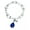 Blue, variant on - Be Stronger Than The Storm Charm Bracelet - Crystal Stretch