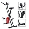 Folding X-Shape Exercise Bike Cardio Workout Cycling Magnetic Fitness Stationary Red