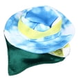 thumbnail image 2 of Bearded Dragon Cowboy Hat And Bandana, Soft And Comfortable, Multifunctional Use, Adjustable Size, Halloween Reptile Costume For Lizard, Hamster, Small Dogs, 2 of 8