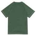 thumbnail image 6 of FORMRS Boys Rash Guard Short Sleeves Swim Shirt Quick Dry UPF 50+ Sun Protection, Sizes 3-12T, Christmas Forest, 6 of 6