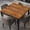 Wood Texture -1, variant on Stretchable Square Tablecloth with Elastic Hem, Old Floor Plank Rural Wood Texture House, for Kitchen/Office/Card Table Decor, Suit for 36"x36" Square Table