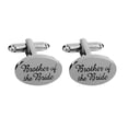 thumbnail image 2 of 1 Par Camisa para Hombre Boda Mancuerna los Color Plata Zulema  Gemelos, 2 of 7