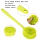 thumbnail image 5 of Cepillo Exfoliante de Ducha de Largo de Silicona, Herramiente de Masaje para el Cuidado de la Piel, Gel de Baño, Con Diseño de Puntos de Masaje de Espalda, Antibacteriano, 5 of 7