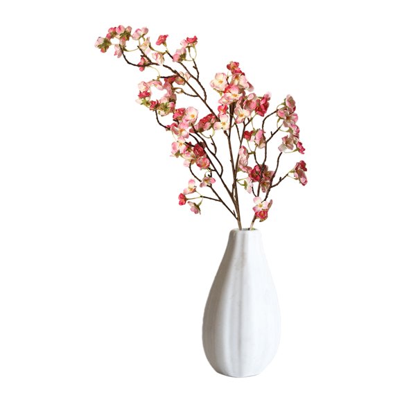 Cqxid Artificial flowers Under $10 Beauty Refers To Cherry Peach Wind Simulation Flower Home Decoration Wedding Flower