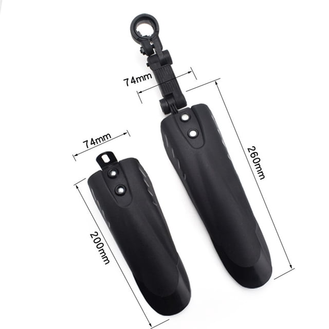 Kids Bike Mudguards Pvc Plastic Front & Rear Fender Kit for 12-20 Inch Bicycle