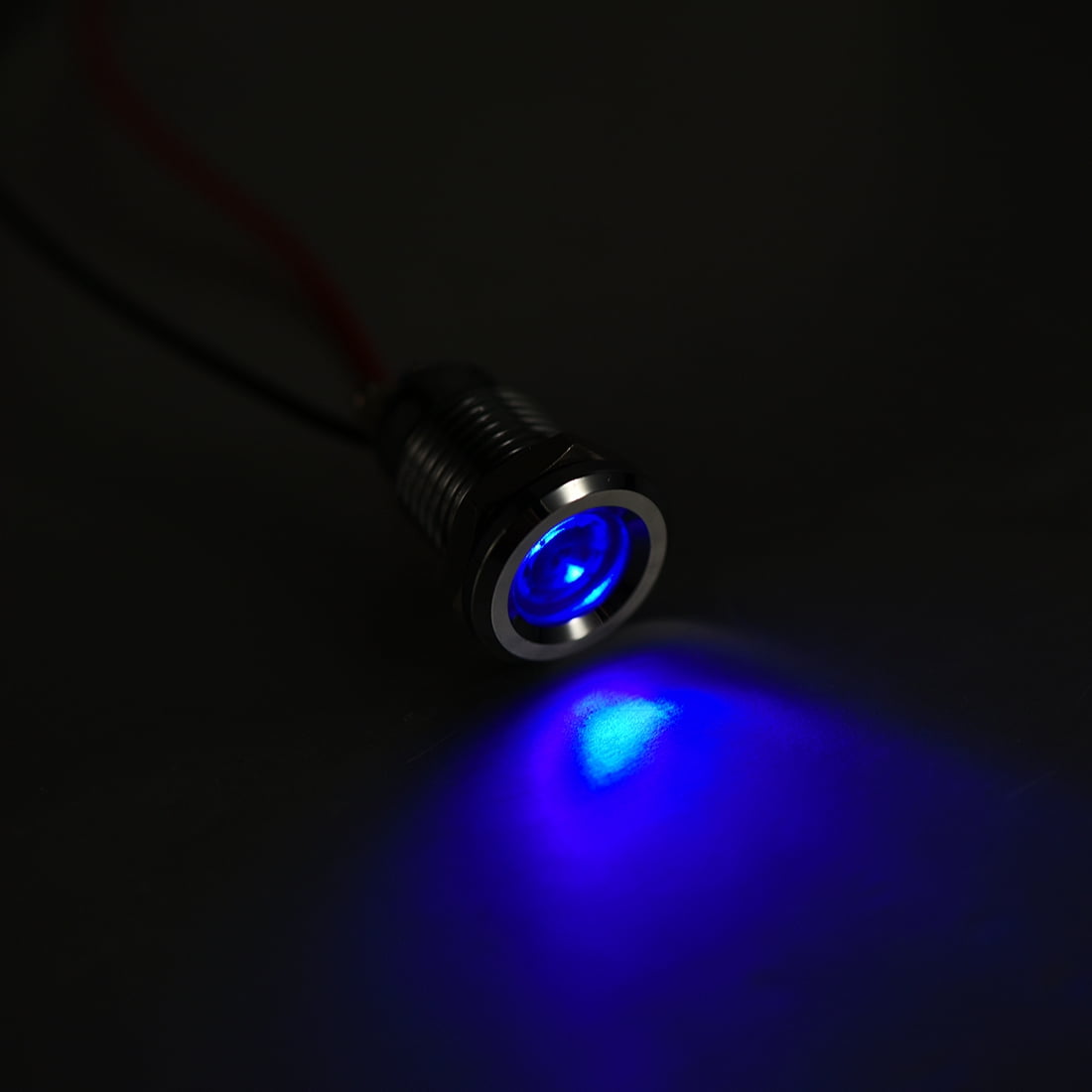 Unique Bargains Blue LED Indicator Light with Screw Type Installation