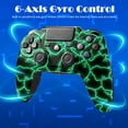 thumbnail image 5 of Wireless Controller Compatible with P4/P4 Slim/P4 Pro/Windows PC, Green, 5 of 9