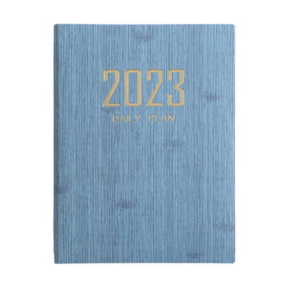 Fiudx Planificador 2023, Tapa Blanda de Piel Sintética, Calendario de 12 Meses, Programación Semanal, Diseño Portátil para Viajes, Seguimiento Anual, Decoración Elegante, Tamaño 208 X 145 Mm