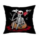 thumbnail image 2 of Isvgxsz Clearance Halloween Pillow Covers 18x18 Black and White Ghosts Decor Throw Pillows Case for Couch Halloween Indoor Outdoor Decorative Cushion Cases for Sofa Bed Car Decorations, 2 of 6