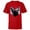 Red, variant on Marvel Hawkeye Kate Clint Lucky the Pizza Dog Holiday - Short Sleeve T-Shirt for Kids – Customized-Athletic Heather