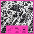 thumbnail image 4 of Betsey Johnson - King Duvet Cover, Soft Bedding Set with Matching Shams, Floral Home Decor (Betseys Toile Black, King), 4 of 7
