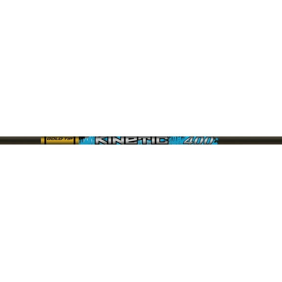 Gold Tip Kinetic Kaos Black 500 Arrow Raw Shaft w/Nock Instal/Ins Loose - 1 Dozen