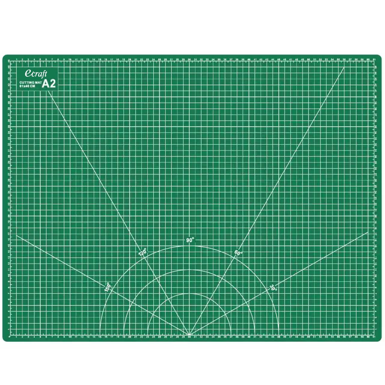 Self Healing Cutting Mat 18"x24", A2, Rotary Fabric Cutting Mat for Sewing, Quilting, Crafts & DIY, Double Sided Green