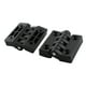 thumbnail image 2 of 5 Piezas de bisagra de puerta de armario de muebles plegables de plástico rectangular 40mmx40mm, 2 of 3
