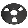 thumbnail image 4 of 1/4 10 Inch Empty Tape Reel, Bend Resistant Recording Tape Reel Durable Empty Disc Opening Machine Parts 3 Hole Aluminum Alloy  For Reel Tape Recorder Accessory Silver,Black, 4 of 8