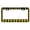 black/yellow, variant on Dog Paws Style Heavy Duty Metal License Plate Frame Personalised/Car Accessories Car Tag Holder Cover (Chrome/Dark Pink)