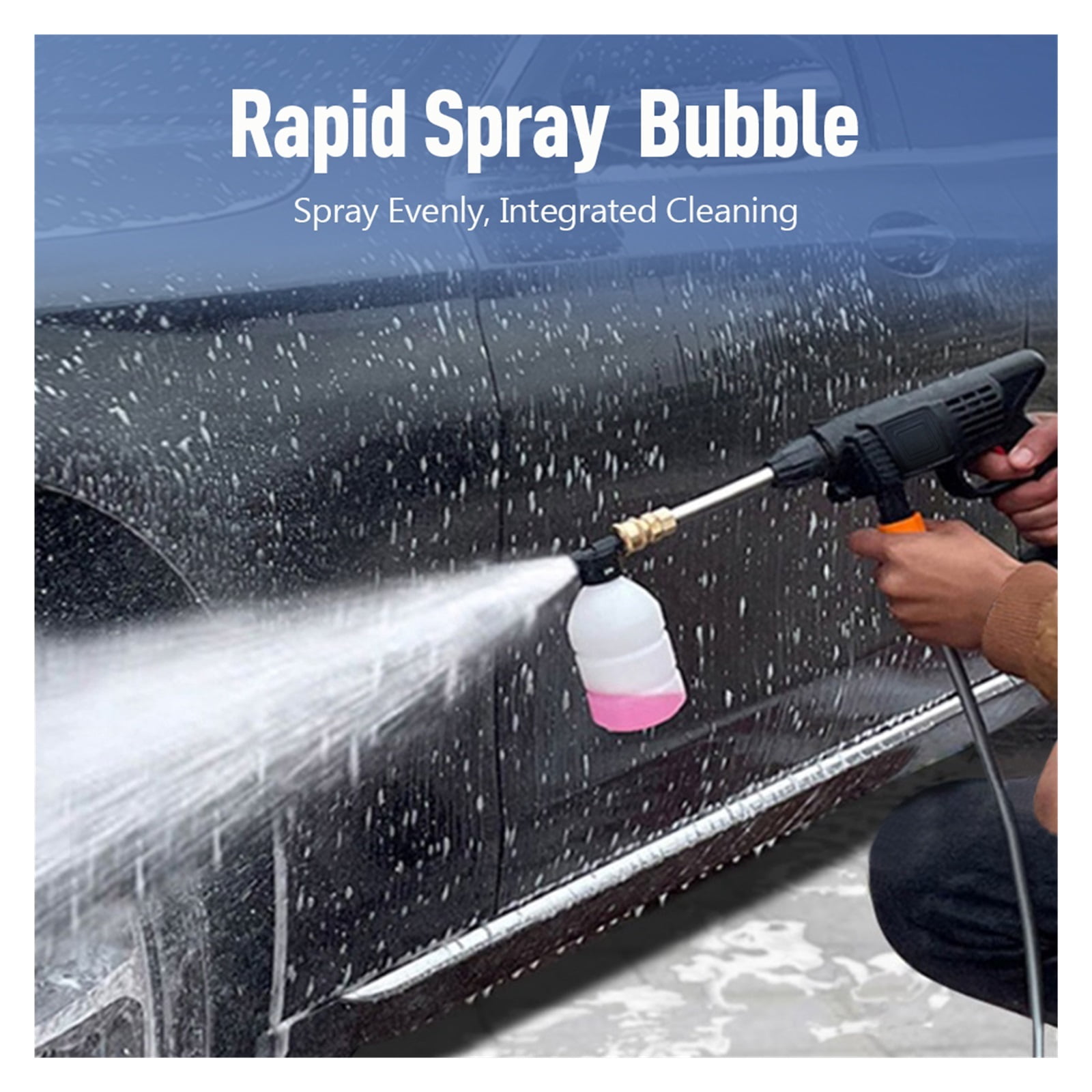 High Pressure Water Gun Electric Car Household Rechargeable Lithium Battery Wireless Spray Washer Cleaner Washing Machin ,Easy to Use