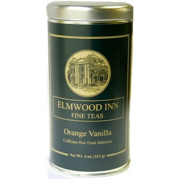 Elmwood Inn Fine Teas Orange Vanilla Caffeine-free Fruit Infusion 4oz Tin
