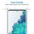 thumbnail image 4 of [2 Pack] Cnarery Screen Protector for Galaxy S20, 9H Tempered Glass Film, Fingerprint Unlock, Bubble Free, Scratch Resistant, Full Coverage, 4 of 7