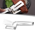 thumbnail image 3 of Clip à Steak en Acier Inoxydable Premium 304 3-en-1: Retourner, Racler et Saisir, 3 of 7
