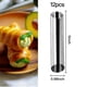 thumbnail image 4 of 12 tubos de cannoli de acero inoxidable para crepes, cremas y tortitas., 4 of 6