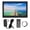 Black - UK Plug, variant on Suodoka 10 Inch Digital Photo Frame (10 inches / 25.4 cm) 1024x600 Widescreen Electronic Picture Album Video Player Auto Rotate with Remote Control, Black - US Plug