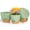 Green&Brown, variant on FIASON 3 Pack White Self-Watering Plant Pots, 8/9/10 Inch Modern Plastic Planters with Watering Lip, Drainage Holes and Removable Saucer, Indoor Outdoor Flower Containers for Home Garden Decor