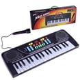 thumbnail image 1 of Teclado HUOGUO, 37 teclas, música electrónica digital con micrófono, 1 of 5