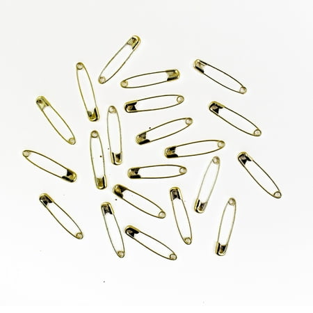 - Size Number 00 Gold Small Safety Pins Bulk 0.75 Inch 1440 Pieces