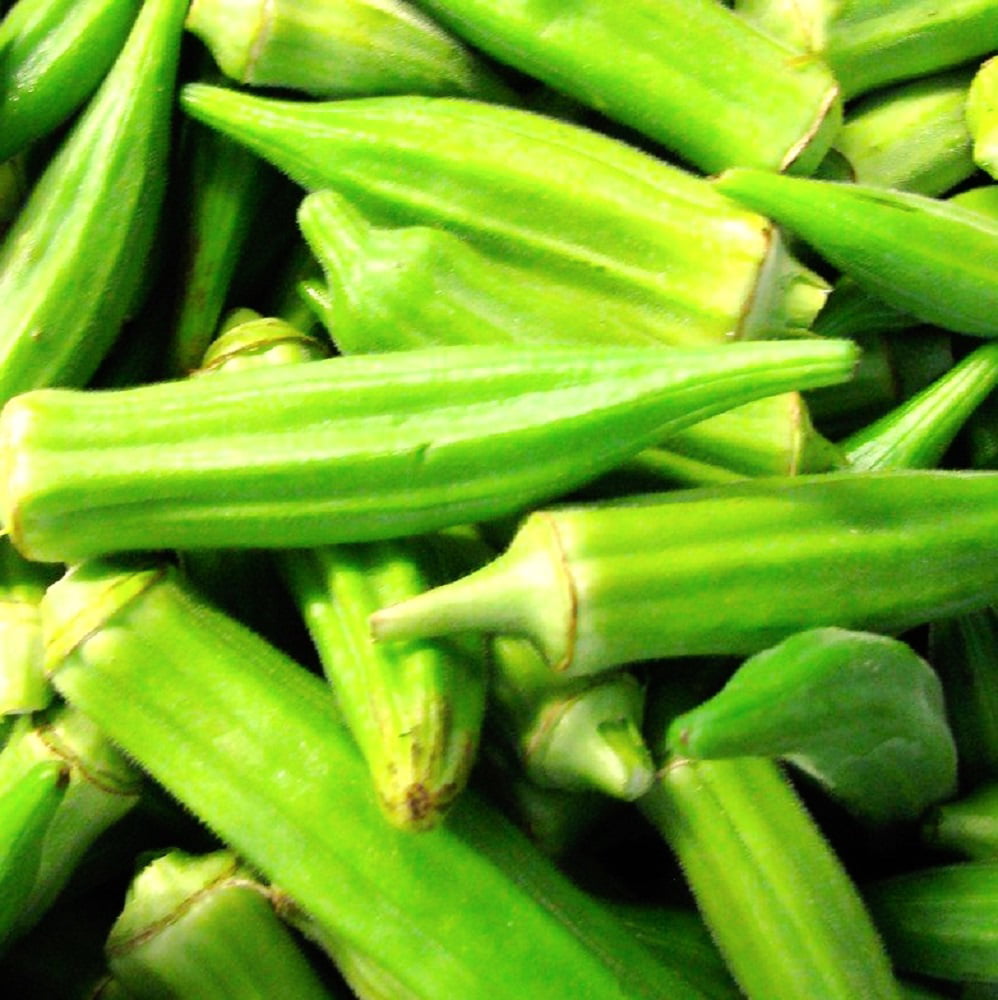 OKRA EMERALD GREEN 100  Heirloom Seeds,GLUTEN FREE,NON-GMO  FREE Shipping 