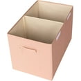 thumbnail image 2 of 3 Sprouts Recycled Fabric Folding Chest Organizer in Clay - Collapsible Storage Basket Container with Lid & Handles, 2 of 6