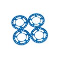 thumbnail image 4 of 4 Pièces Roue Anneau Mis en Roues Pièces Mise à Niveau Composant Jante Bagues Extérieures Modification Remplacement pour TRX4 SCX10 90046 D90 Bleu, 4 of 8
