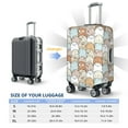 thumbnail image 6 of Lsque Lovely Bear Printed Luggage Cover, Travel Luggage Protector,Scratch and Dirt Resistant, Fits 18-32 Inch Luggage - Large, 6 of 9