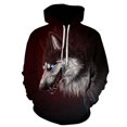 thumbnail image 4 of Sudadera con capucha de moda para hombre, estampado de lobo animal, jersey estampado en 3D, tendencia urbana, hip hop, otoño, manga larga, ropa de gran tamaño para hombre, 4 of 5