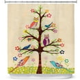 thumbnail image 1 of Shower Curtains 70" x 84" from DiaNoche Designs by Sascalia - Owl Bird Tree II, 1 of 1